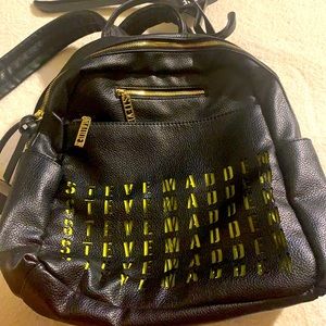 Steve Madden Leather Backpack